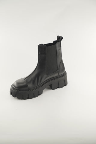 Women's Black Leather 130918