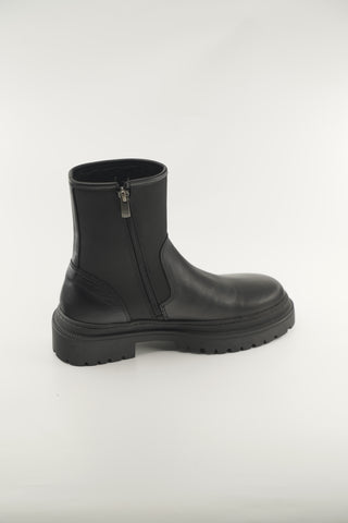 Women's Black  and Tank Leather 133718
