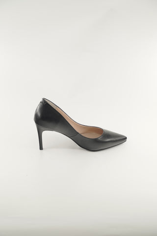 Women's Baige and Black  Leather 165418