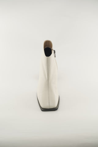 Women's White Leather 131618