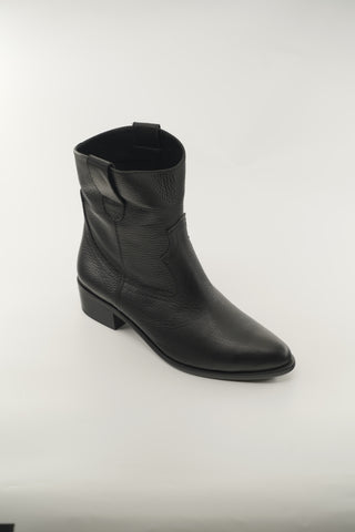 Women's Black and Beige  Leather 1503FT