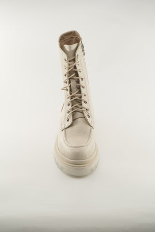 Women's Black  and Beige Leather 183518