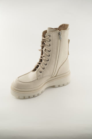 Women's Black  and Beige Leather 183518