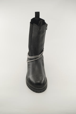 Women's Black Leather 185818