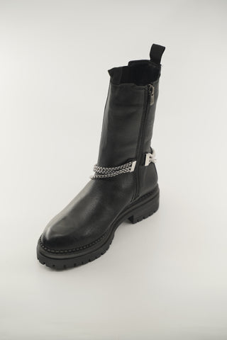 Women's Black Leather 185818