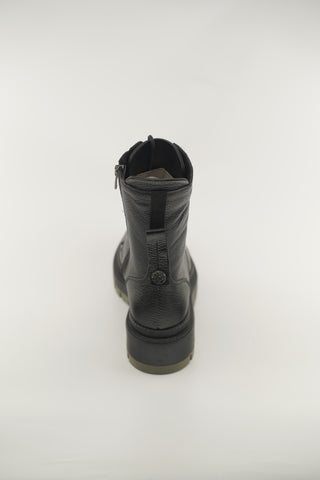 Women's Black  and Beige Leather 183518