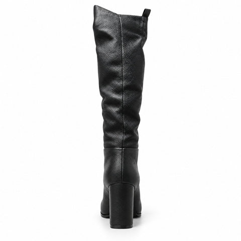 Women's Leather Boots 20WFD2818FT Black