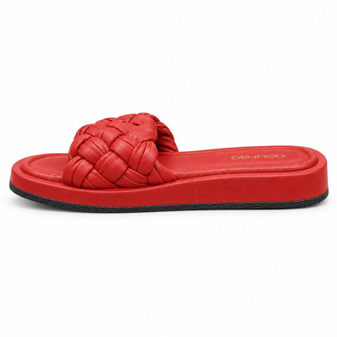 Women's Leather Shoes 21SFD300529 Red