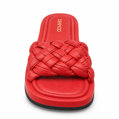 Women's Leather Shoes 21SFD300529 Red