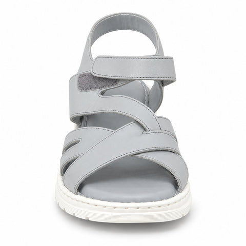 Women's Leather Shoes 21SFD340618 Grey