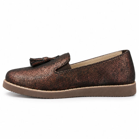 Women's Leather Shoes 21WFD3201SM Bronze