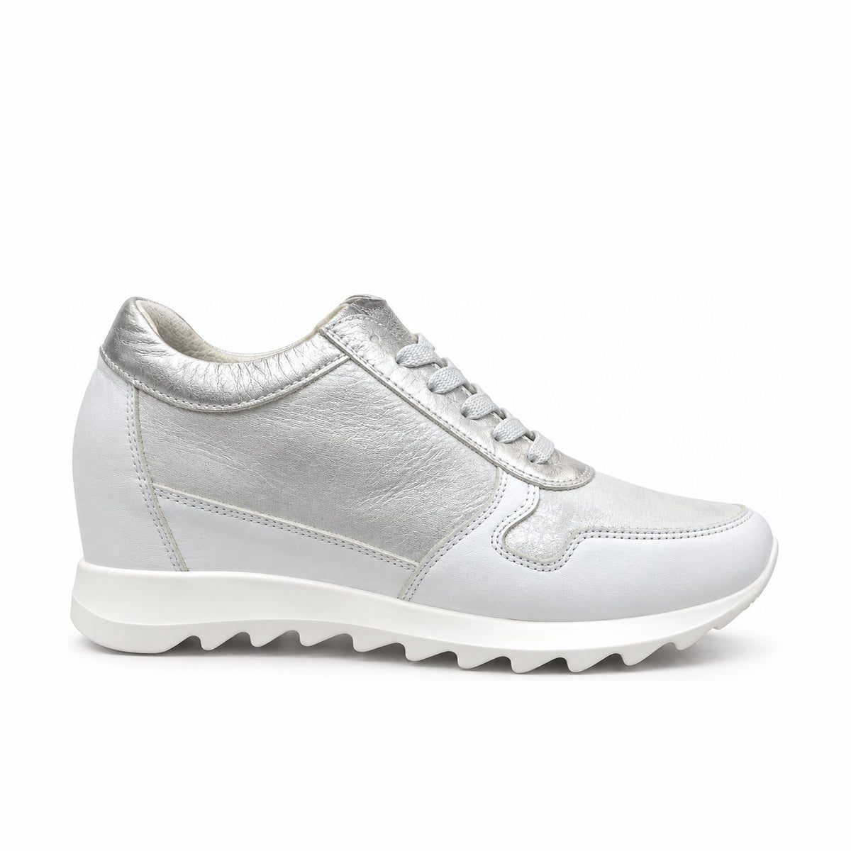 Women's Leather Shoes 22SFD370414 Silver