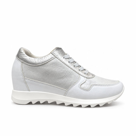 Women's Leather Shoes 22SFD370414 Silver