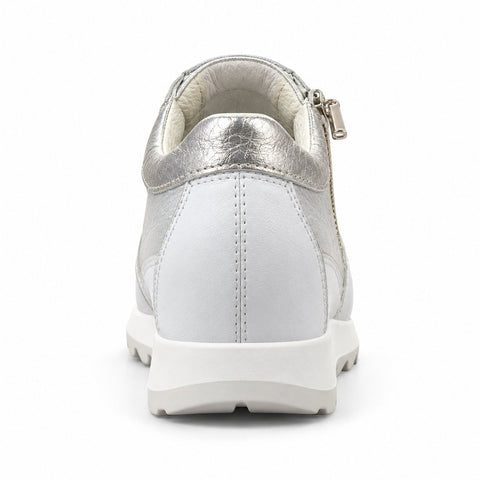 Women's Leather Shoes 22SFD370414 Silver