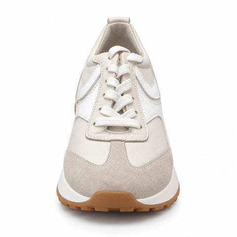 Women's Leather Shoes 22SFD371314 Beige