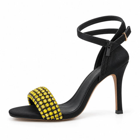 Women's Sandals 23SFT4685TS Black Yellow