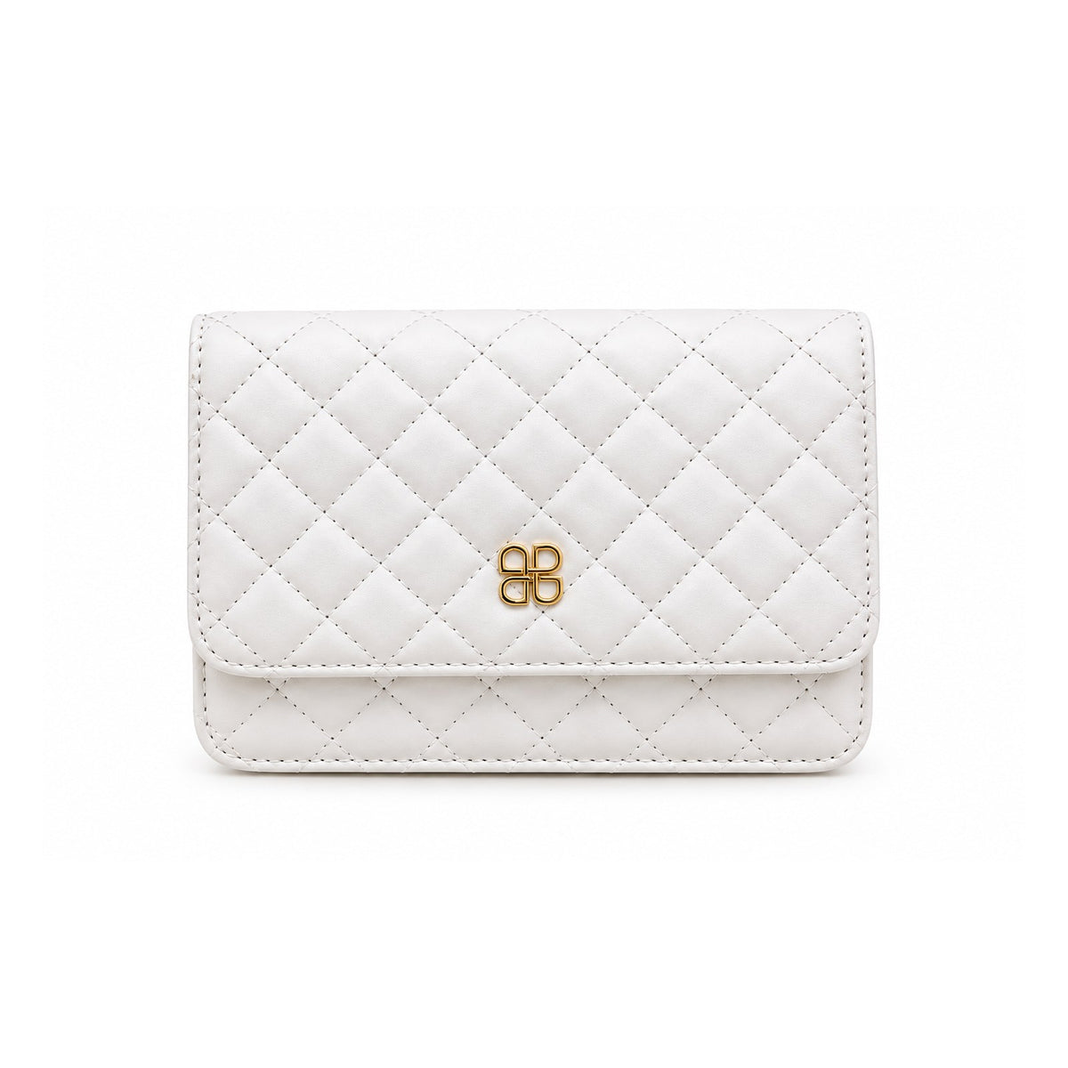 Women Quilted Crossbody Bag 22SBD2003KP White