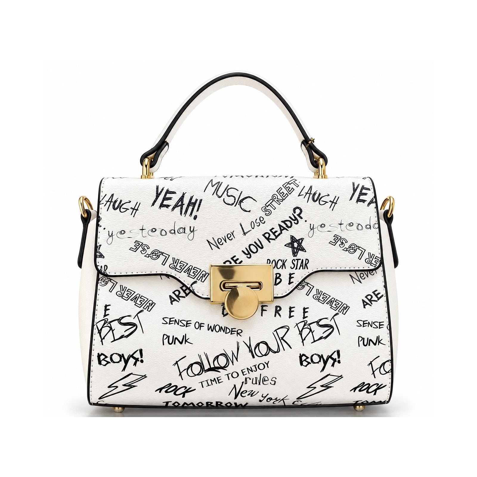 Women Top Handle Bag 22SBT241726 White