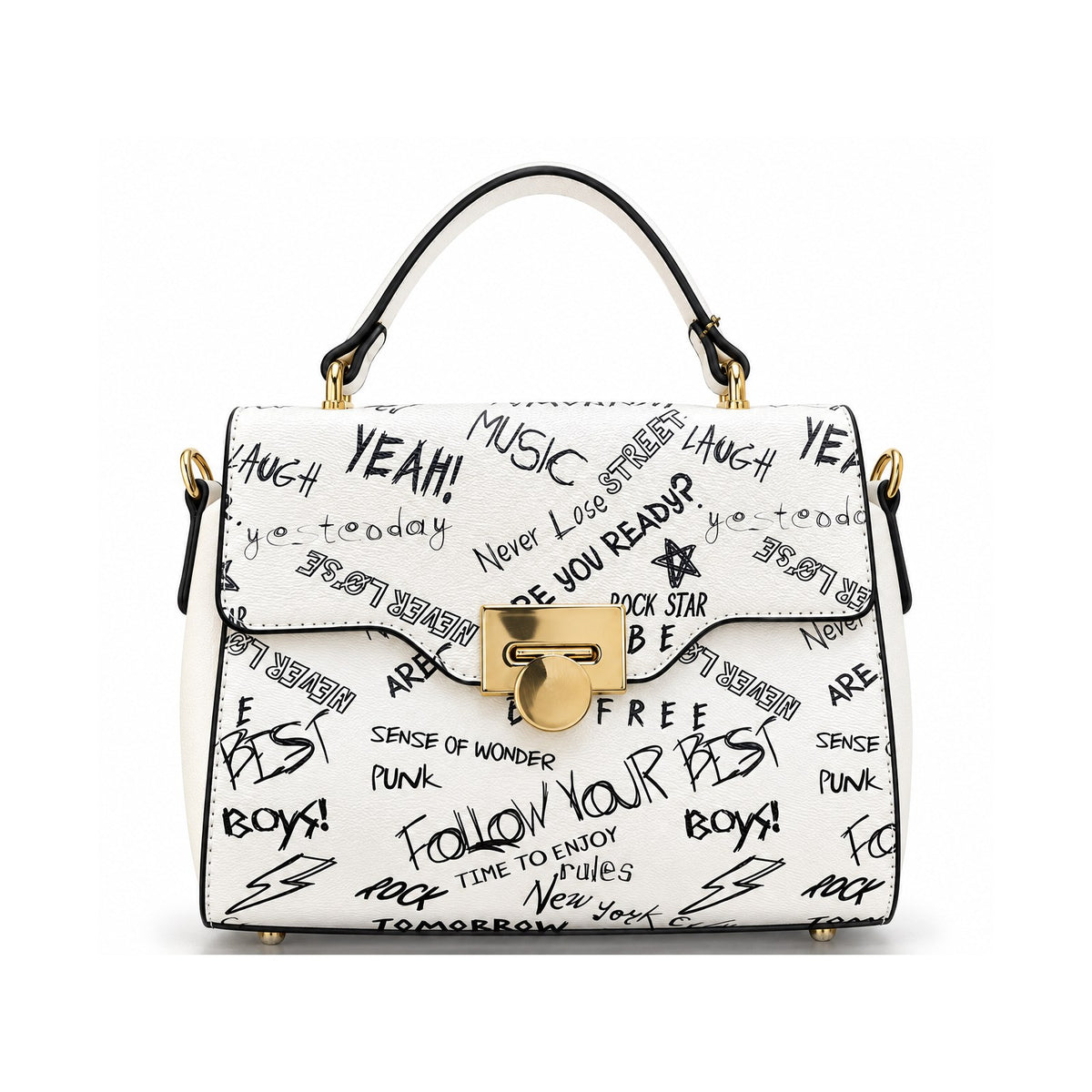 Women Top Handle Bag 22SBT241726 White