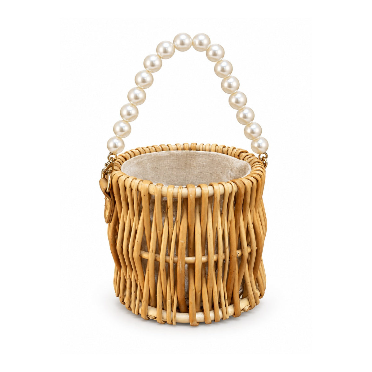Women Basket Bag 22SBT2728M7 Cream