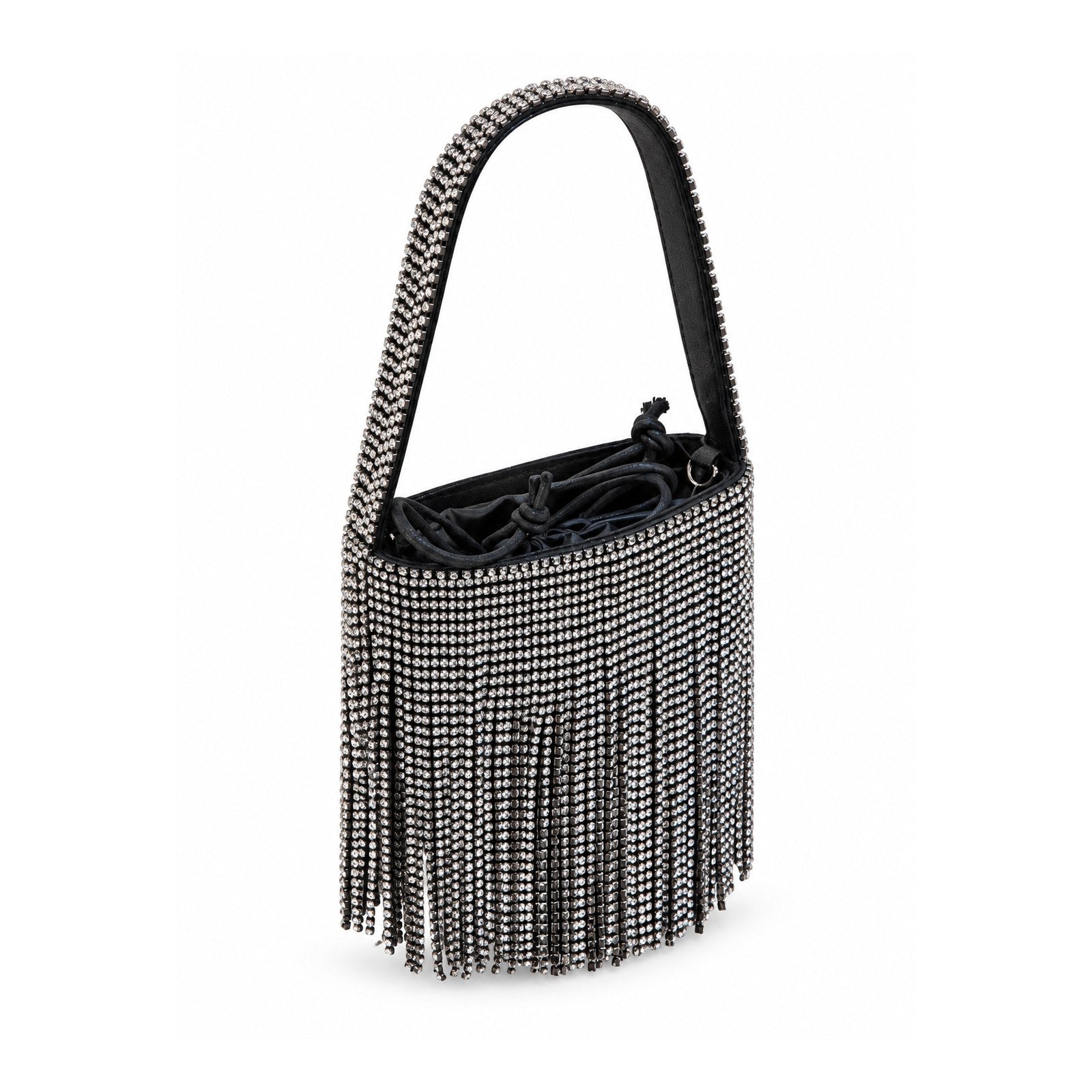 Women Fringe Handbag 23SBT2707TS Black