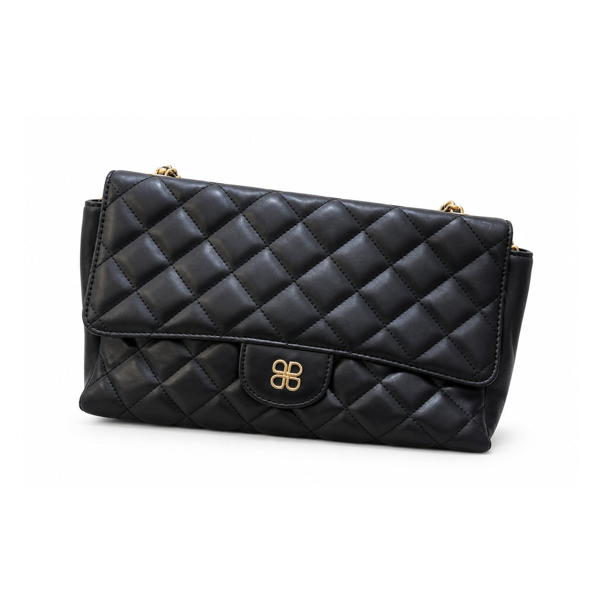 Women Quilted Shoulder Bag 22SBD2012KP Black