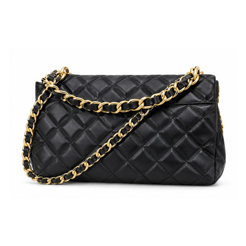Women Quilted Shoulder Bag 22SBD2012KP Black