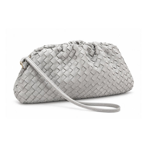 Women Woven Pouch Bag 22SBT242729 Grey