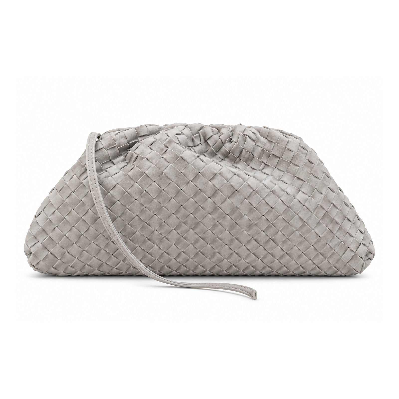 Women Woven Pouch Bag 22SBT242729 Grey