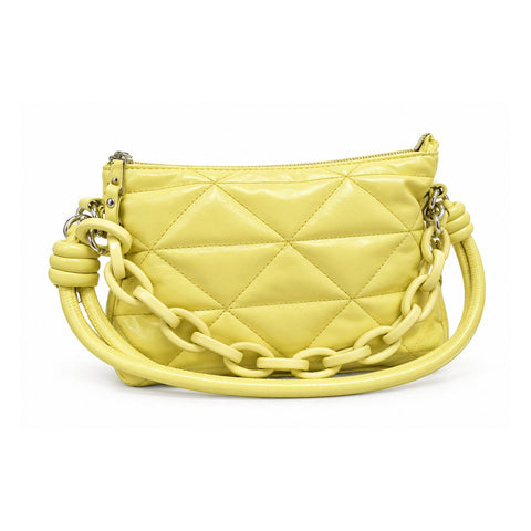 Women Puffer Shoulder Bag 22SBT2482KP Yellow