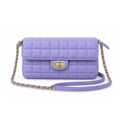Women Quilted Crossbody Bag 22SBT2713KP Lilac