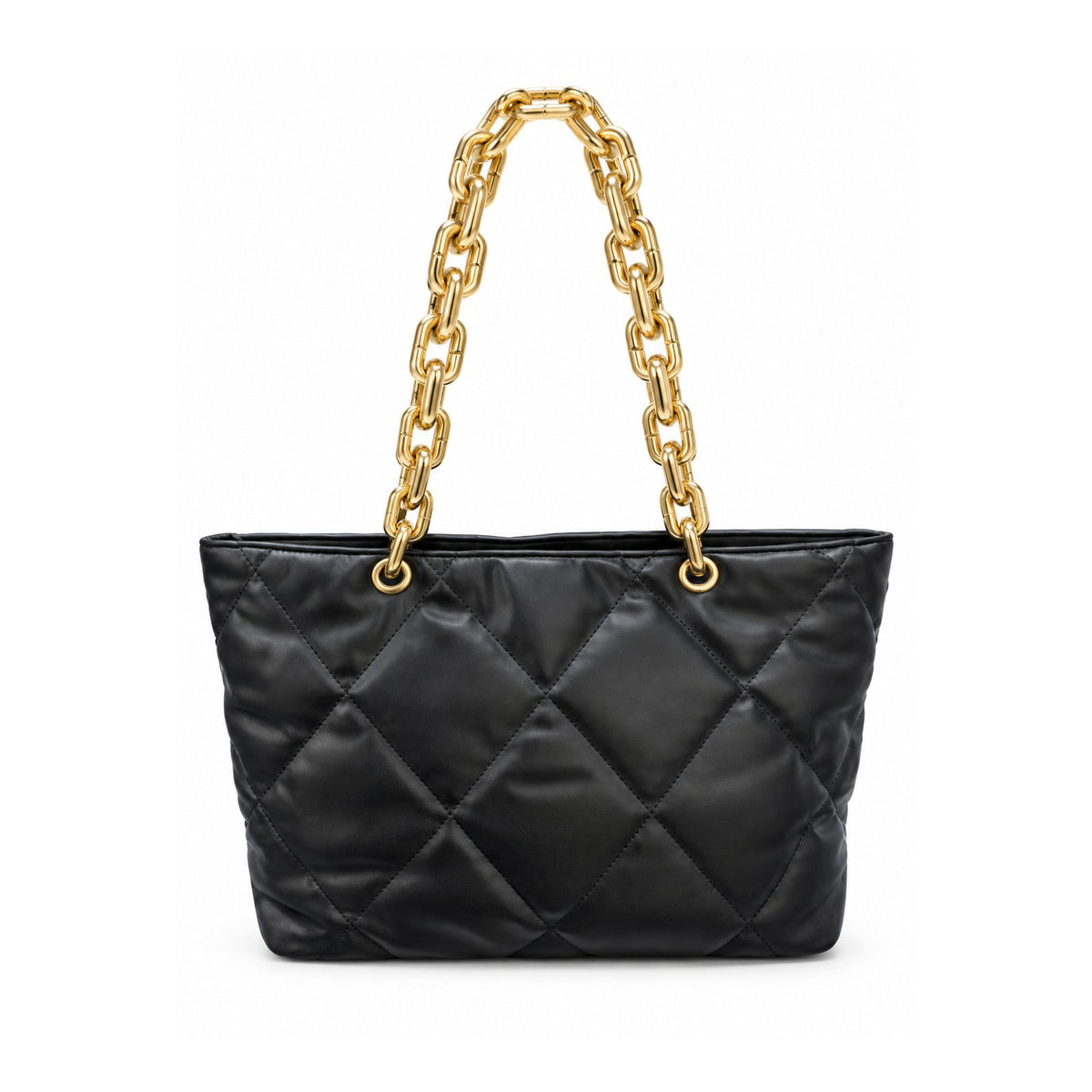 Women Quilted Tote Bag 22SBT275818 Black