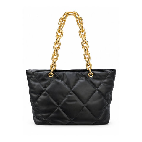Women Quilted Tote Bag 22SBT275818 Black