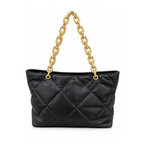 Women Quilted Tote Bag 22SBT275818 Black