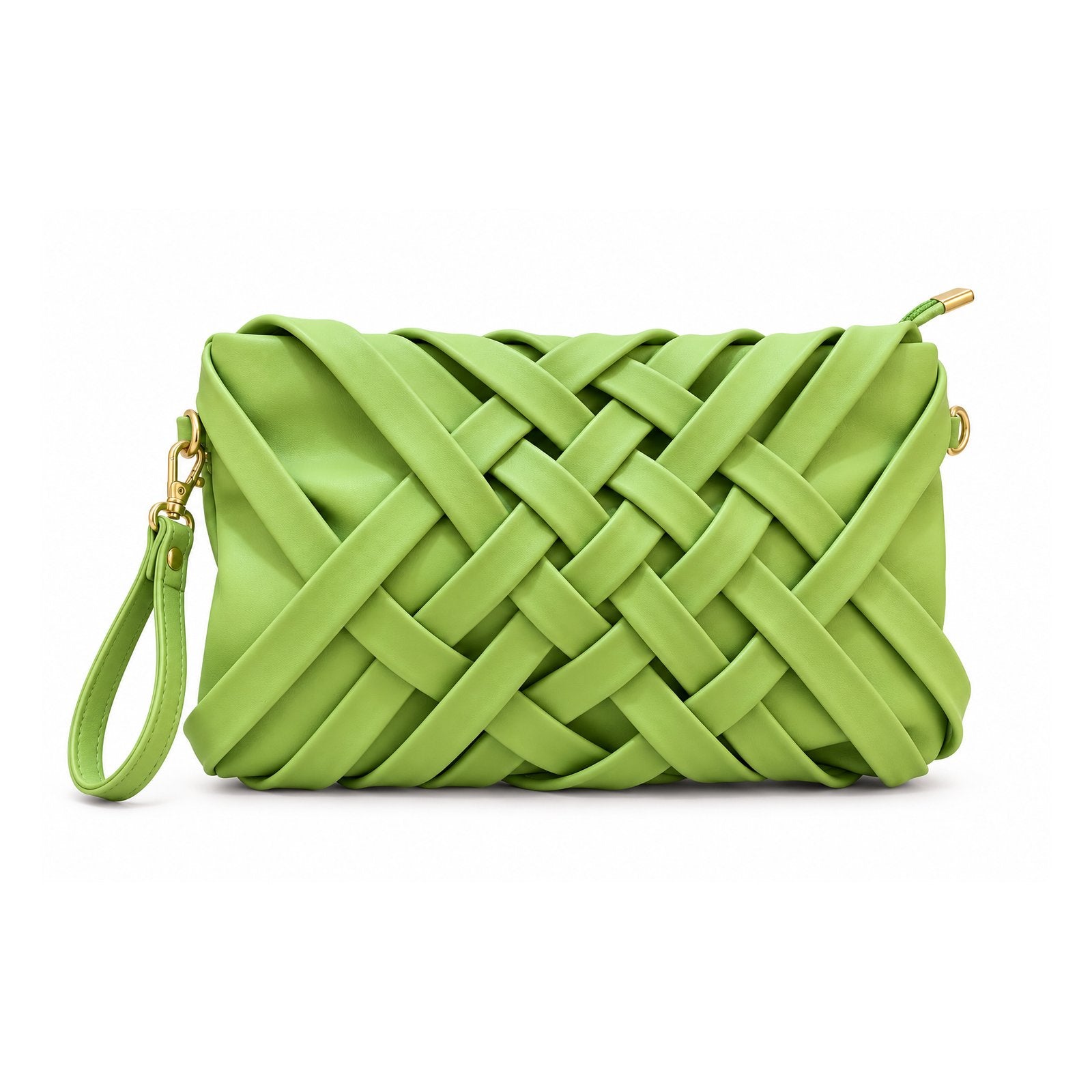 Women Woven Clutch Bag 22SBT292729 Green