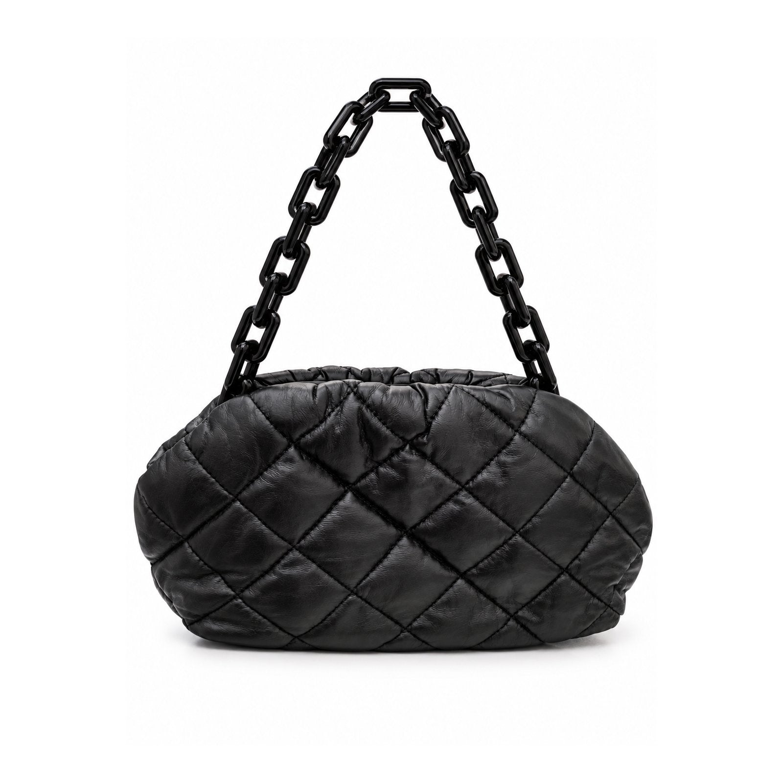Women Quilted Shoulder Bag 22WBT241918 Black