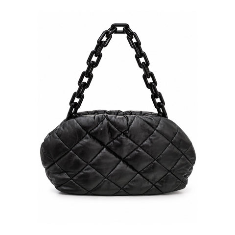 Women Quilted Shoulder Bag 22WBT241918 Black