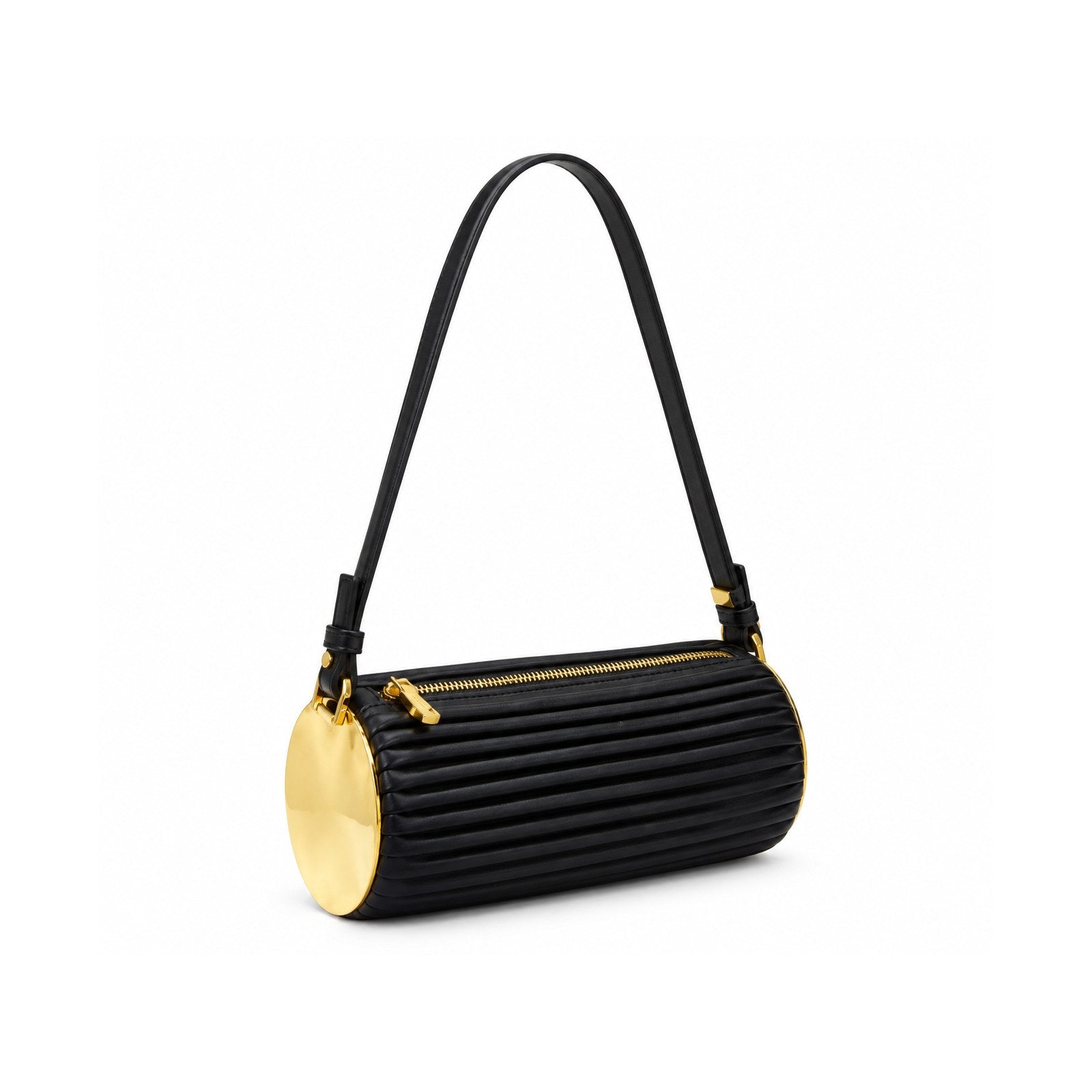 Women Barrel Shoulder Bag 22WBT245618 Black