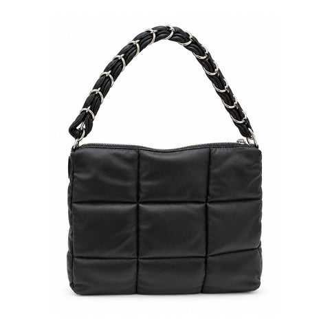 Women Puffer Shoulder Bag 22WBT2904KP Black