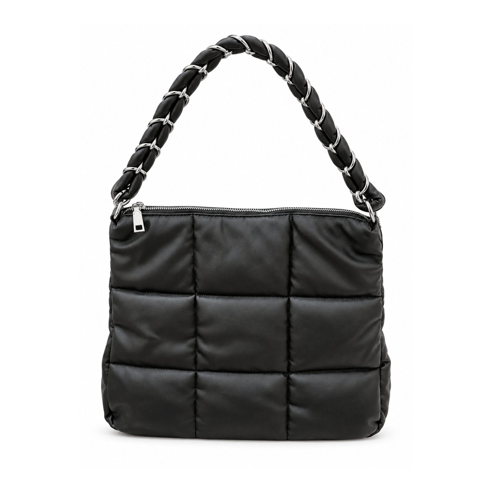 Women Puffer Shoulder Bag 22WBT2904KP Black