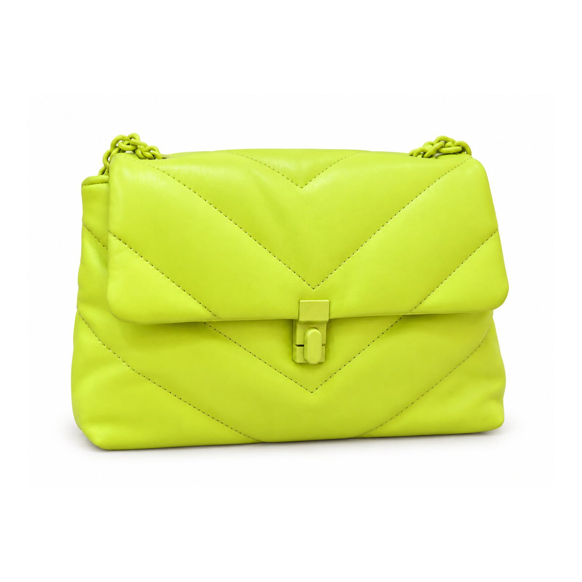 Women Quilted Shoulder Bag 23SBT241718 Pistachio Green