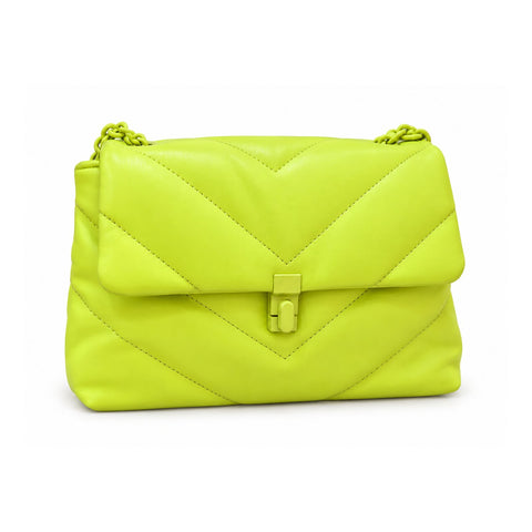 Women Quilted Shoulder Bag 23SBT241718 Pistachio Green