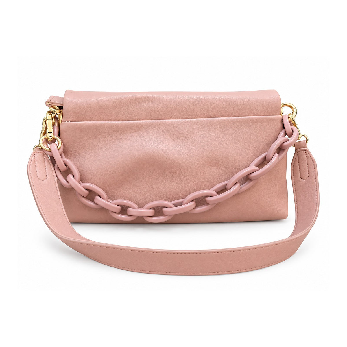 Women Chain Shoulder Bag 23SBT242118 Pink