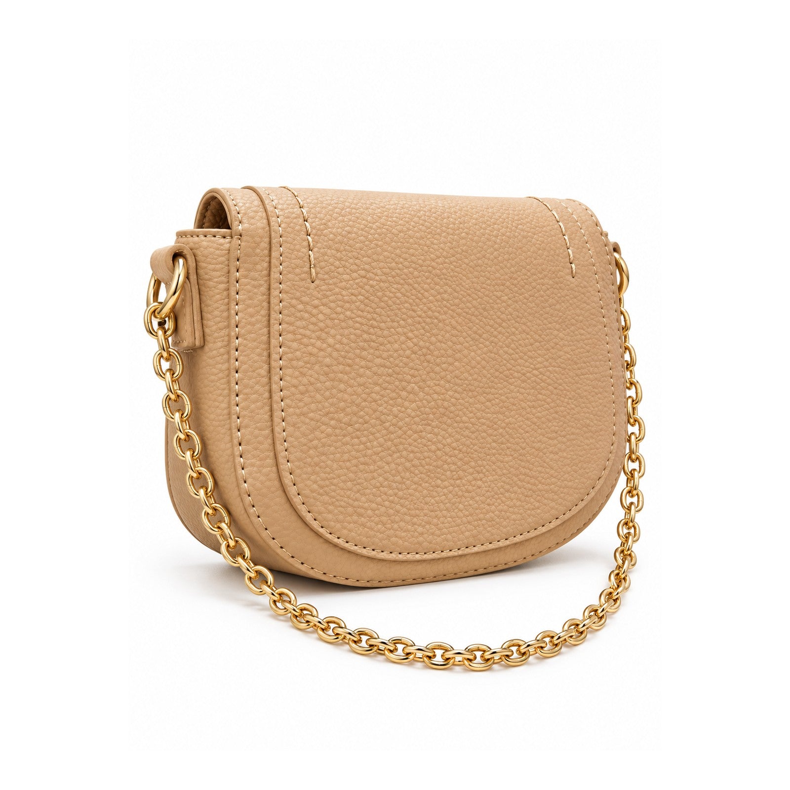 Women Saddle Crossbody Bag 23SBT2733M7 Beige