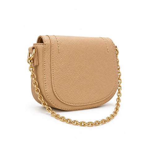 Women Saddle Crossbody Bag 23SBT2733M7 Beige