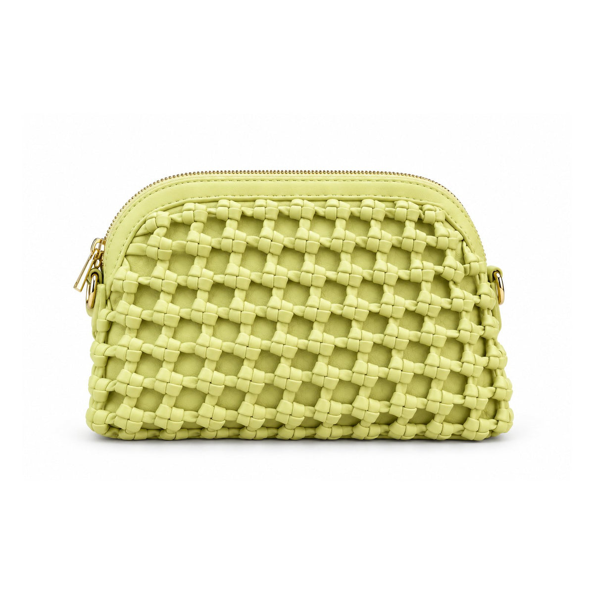 Women Woven Crossbody Bag 23SBT280029 Green