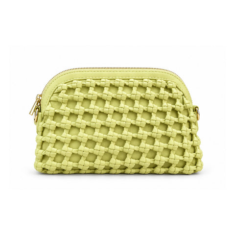 Women Woven Crossbody Bag 23SBT280029 Green