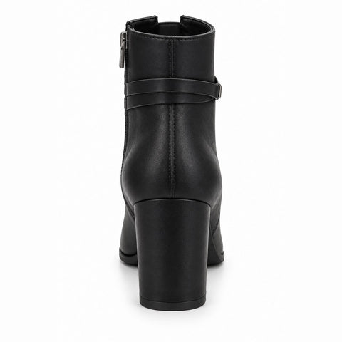Women's Synthetic Leather Boots 20WFE151518 Black