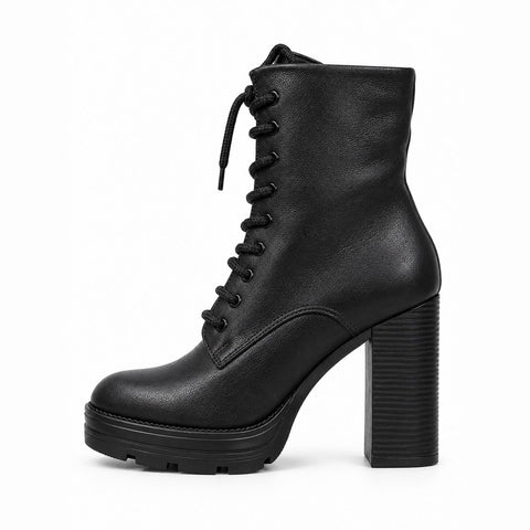 Women's Leather Shoes 21WFD183118 Black