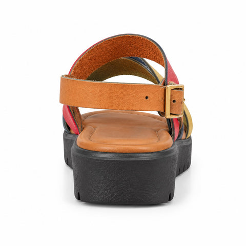 Women's Leather Shoes 22SFD330214 Multicolor